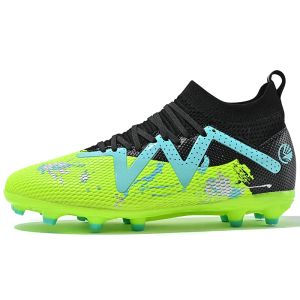 Zapatos botas de fútbol de alta calidad para hombres Professional AG/FG Soccer Shops Spite Kids Antislip Training Soccer tacos High Top 2023 Nuevo