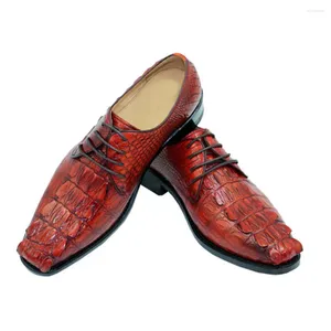 Zapatos Mport Vestido Cocodrilo Hulangzhishi Cuero Puro Manual Hombres Negocios Casual Formal 26307