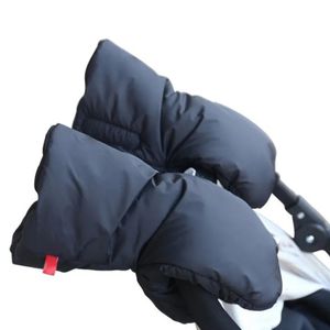 Shopping Cart Covers Winter Pram Hand Muff Baby Carriage Pushchair Warm Fur Fleece Cover Buggy Clutch Glove Stroller Accessories 231117