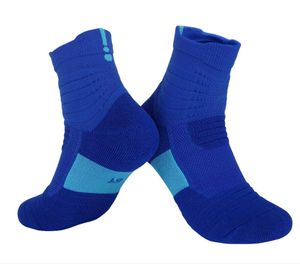 Court nylon résistant à l'usure protection des orteils exercice respirant sec confortable serviette bas combat élite basket-ball chaussettes de sport quotidien