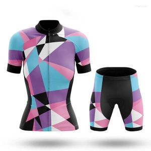 Schorts Racing Sets Woman Bicycle Cycling Jersey Set Pro Team Road Riding Shirt Trait Downhill Mtb Shorts Breathable Tenue Cyclisme Fe