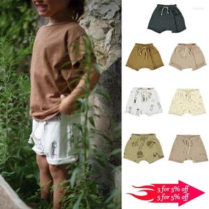Shorts Summer Summer Baby Clothes Boys and Girls Top for Kids Cotton Cotton Pant Children Children Sports Beach Pantal
