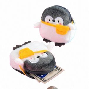 Sac à bandoulière Little Penguin Kawaii Penguin en peluche portefeuille Soft Penguin Plux Purs à bourse Girls Lovers Valentine's Gifts Small P959 #
