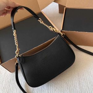 bolsos de hombro marca paquetes de día para mujer bolso de axila con cadena teri bolso de mahjong de piel de vaca a juego con flores antiguas bolso de media luna con hombro cruzado en un hombro 774628