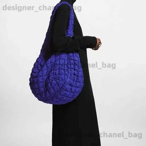 Sacs à bandoulière Bun Femme Bun Bandoulière Fourre-tout Dumpling Bun Grand Petit Printemps / Été Grand Sac Nouveau Et Sac COS Down Capacité 2023 Cloud T240125