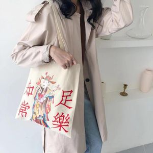 Sacs à bandouliers Chinois Canvas Sac Casual Shopper Punk Fashion HARAJUKU FEMMENT