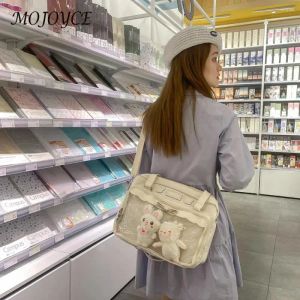 Sacs à bandoulière sacs à main de mode sac Kawaii avec pendentif messager pochette à bandoulière fermeture éclair fourre-tout sac à main pour les filles étudiantes