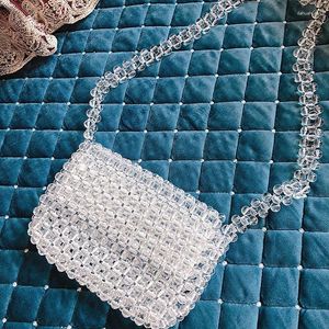 Sacs à bandoulirs Perles faites à la main Crystal Crystal perle élégante perles acryliques Sac Sac en soirée Embrayage Posses de téléphone