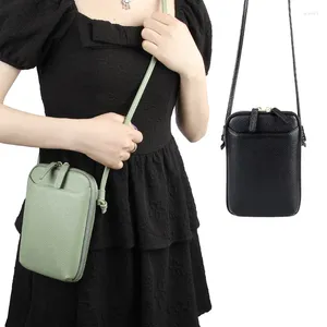 Sacs à bandoulière en cuir pour femmes, sac diagonal pour téléphone portable, Mini sac à main pour femmes, messager Iphone