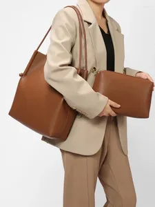Sacs à bandoulière en cuir PU souple pour femmes, sac à main Vintage de Style classique, Design de mode, Portable pour dame de bureau