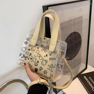 Bolsos de hombro transparente bolso pequeño verano 2024 moda mensajero de mujer satchel de gelatina portátil para mujeres para mujeres