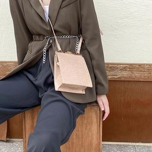 Sacs à bandouliers vintage Crossbody for Women 2024 PU Cuir Small Bag Texture de pierre Designer Femme Femme Femme Mini Purse