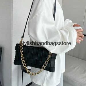 Bolsos de hombro Bolsos de mensajero para mujer Marca de diseñador de lujo 2023 Nueva Fasion Ladies andbags Internet Celebrity Woven Soulder Crossbody PursesH24221