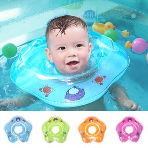 Bonnets de douche protecteur de natation cou flotteur anneau sécurité bouée de sauvetage collier apprentissage Protection bébé enfants nourrisson