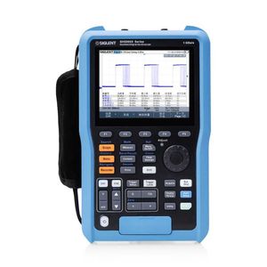 Oscilloscope portable numérique Siglent SHS820X 2 canaux 200 MHz 500 MSa/s avec analyse de spectre et fonctions multimètre