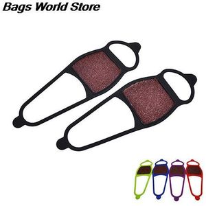 Silcone Anti Shoe Boot Grips Crampons Spikes Snow Gripper Anti Slip Ice Gripper Couleur Aléatoire GSandals femme cuir casual Chaussures Beach Slide Fashion New Candy