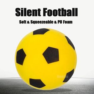 Ballon de football silencieux taille 5, en mousse d'intérieur, 3 rebonds silencieux, basket-ball à rebond d'air, PU 231229
