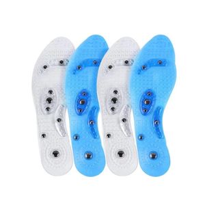 Semelle intérieure en Silicone thérapie magnétique semelles de Massage Anti-Fatigue semelles de Massage Massage magnétique soulagement de la douleur des pieds semelles de chaussures