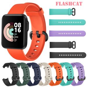 Bracelet de poignet de Sport Lite de remplacement de Smartwatch en Silicone pour Xiaomi Mi Watch Lite/Redmi Strap Bracelet de montre intelligent Accessoires de bande