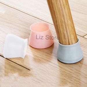 Silicone Tables Chaises Couvre-pieds Anti-dérapant Muet Meubles Pieds Protéger Couverture Tapis Meubles Plancher De Bois Anti-usure Housses De Protection TH0651