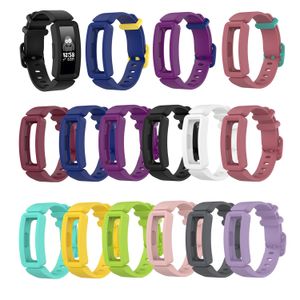 Bracelet en Silicone bracelets Bracelet pour Fitbit Inspire HR Fitbit ace 2 ACE2 Tracker Smartwatch remplacement Bracelet de montre Bracelet