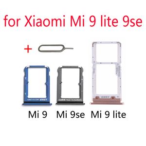 Adaptateur de plateau de carte SIM pour Xiaomi Mi 9 Lite SE 9SE 9LITE Téléphone mobile d'origine Habillage de la nouvelle puce