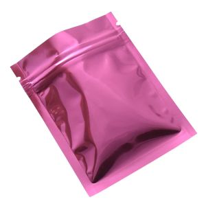 Simple 7.5x10cm Zipper Top Mylar Bag Refermable Aluminium Foil Zip Lock Package Food Sample Bags