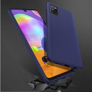 Simple et élégant, adapté à la coque de téléphone portable Samsung Galaxy A31, coque arrière en sergé souple en TPU anti-chute pour téléphone portable professionnel