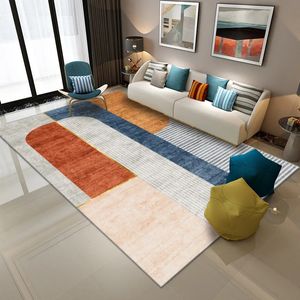 Simple Ins salon lumière luxe grande surface tapis décoration maison B tapis chambre couverture carré doux tapis de bain 240223
