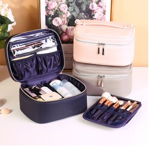 Sac à cosmétiques professionnel portable Simple, sac de rangement multicouche, grand sac de maquillage pour artiste de maquillage, sac de tatouage, vente en gros