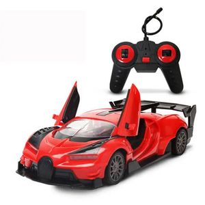 Voiture télécommandée simulée sans fil, vente de jouets pour enfants, modèle de voiture pour garçon, chargement peut ouvrir la porte, 240221