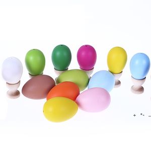 Simulación Color DIY Huevo de Pascua Favor de fiesta Juguetes creativos pintados a mano para niños RRB13655
