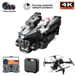 Simulators K10 Max Drone Professional 4K HD Three Camera Obstacle Avoidance Aerial Photography Optical Flow Hovering Foldable Quadcopter x0831