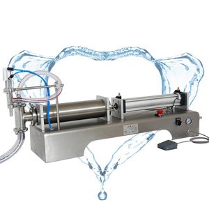 Machine de remplissage de liquide à tête unique, jus d'eau, lait, remplissage numérique, parfum, dispositif de remplissage de liquide électrique à commande numérique