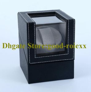 Caja enrolladora de un solo reloj Cuerda de cuerda mecánica automática Relojes de mujer Titular de la bobinadora Motor Shaker Tabl con relojes de pulsera ultra silenciosos para damas y hombres Batería