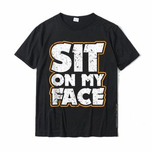 Siéntate en mi cara Sexo oral Kinky Fetiche BDSM Coma culo Cott Fitn Tops ajustados Camisetas Nuevos hombres que vienen Camisetas Clásico 11yo #