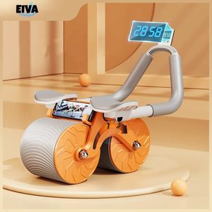 Bancs assis EIVA Fitness Roller Automatique Springback Anti-dérapant Abdominal Ventre Muscle Équipement De Gymnastique Multifonction Abs Roue 231113