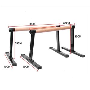 Bancos para sentarse Fitness Barras paralelas Acero de madera Push Up Handstand Soporte antideslizante Rack Peso Entrenamiento muscular Mango de agarre Equipo de ejercicio 231025