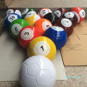 Tamaño 2 3 4 5 Juego completo de pelota de fútbol de billar Gaint Snookball Snook Ball Snooker Street Game Football Sport 33 16 piezas 3125492