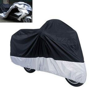 Freeshipping Size L motorcycle cover waterproof Outdoor Bike Motorcycle Scooter Rain Coat UV Protective Dust Prevention Dustproof Covering