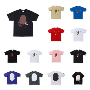 Taille M-XXXL Créateur de mode Bapess T-shirt pour homme T-shirts pour femme T-shirts Tendances T-shirts en coton à manches courtes Luxurys T-shirts Sharks Sports d'été Polos à manches à cordon