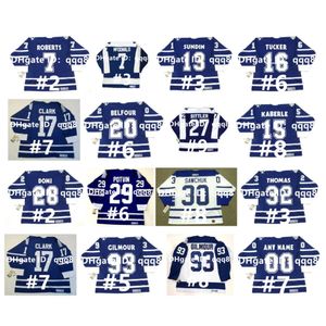 SJ Vintage CCM Jerseys de hockey Darryl Sittler Terry Ed Belfour Mats Doug Gilmour Tie Domi Curtis Joseph McDonald