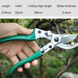 SK5 Pruner Tijeras de podar Horticultura Árbol frutal Tijeras Rose Cippers Bonsai Jardinería Secateurs Herramienta de injerto 210719