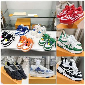 Skate Sneakers Designer Chaussures Fashion Chaussures Femmes hommes Mesh Abloh Sneaker Platform Virgil Maxi Casual Lace-Up Runner Trainer Chaussures