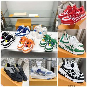 Skate Sneakers Designer Chaussures Fashion Chaussures Femmes hommes Mesh Abloh Sneaker Platform Virgil Maxi Casual Lace-Up Runner Trainer Shoes Outdoor Luis Vuittons Chaussures