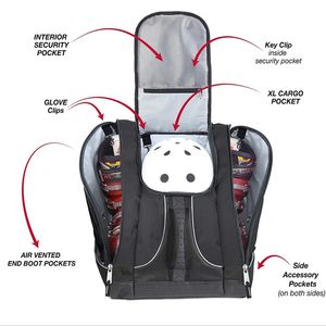 Sac de ski chaussures de ski sac de rangement casque de ski anti éclaboussures isolation sèche et humide sac de ski 231220