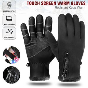 Gants de ski multi-taille chaud imperméable à l'eau doigt complet anti-dérapant écran de torche mitaines thermiques pour camping randonnée ski vélo 230920