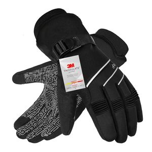 Ski Gloves Winter Ski Gloves Waterproof Thinsulate Thermal Gloves Full Finger Warm Cycling Gloves for Skiing Motorcycle Snowboard 231021