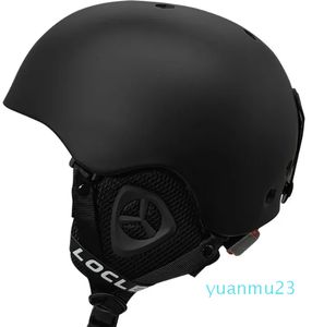 Cascos de esquí Casco de esquí ligero con seguridad Casco de snowboard moldeado integralmente Motocicleta Esquí Nieve Marido Hombres Mujeres Niños Niños