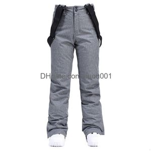 Pantalons de bavardage de ski hommes et femmes extérieures de haute qualité étanche à étanche à coup d'État chaud Snowboar hiver snowboar J240329 Drop délivre Dhx9c